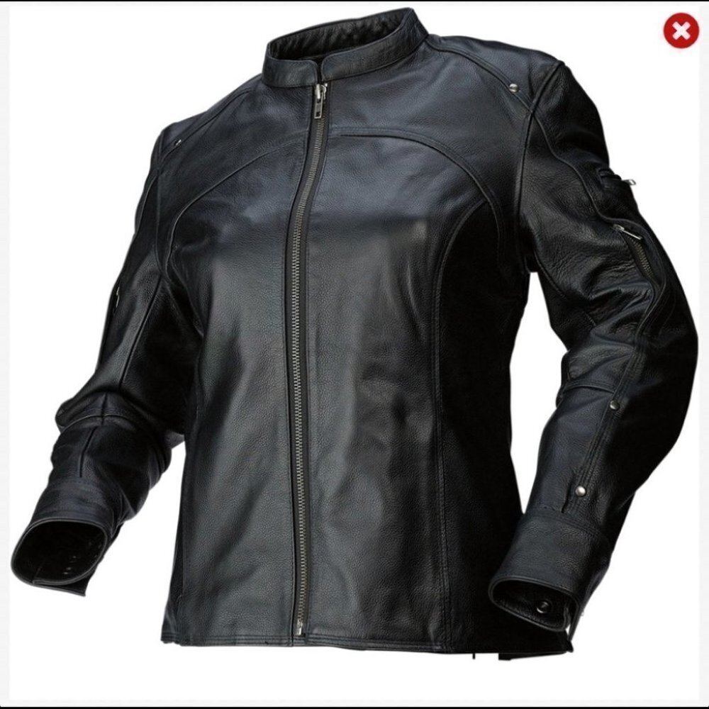 ❤️ NWT Z-1R 243 Leather Moto Jacket Black Zip Out Liner Motorcycle
